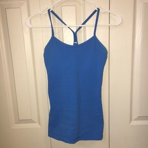 Lululemon Power-Y Blue Yoga top